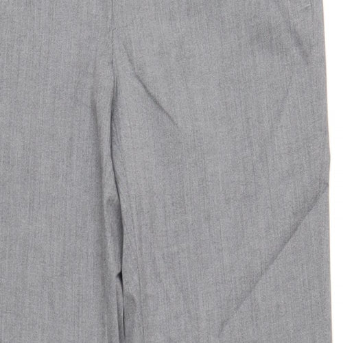 Marks and Spencer Mens Grey Polyester Tuxedo Suit Trousers Size 34 Regular