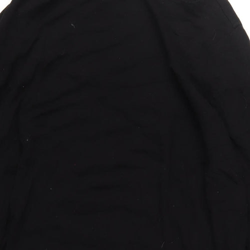 H&M Womens Black Viscose A-Line Size 10 Round Neck Pullover
