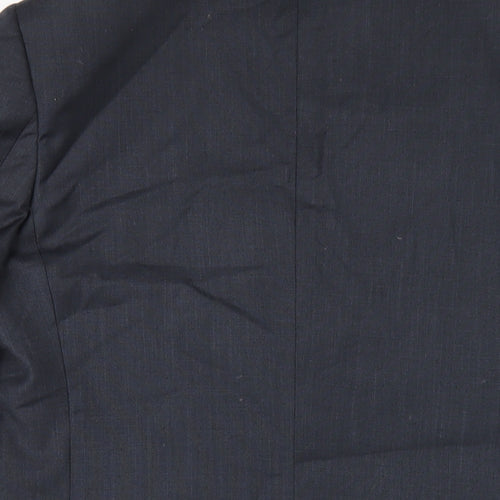 Topman Mens Grey Polyacrylate Fibre Jacket Blazer Size 38 Regular
