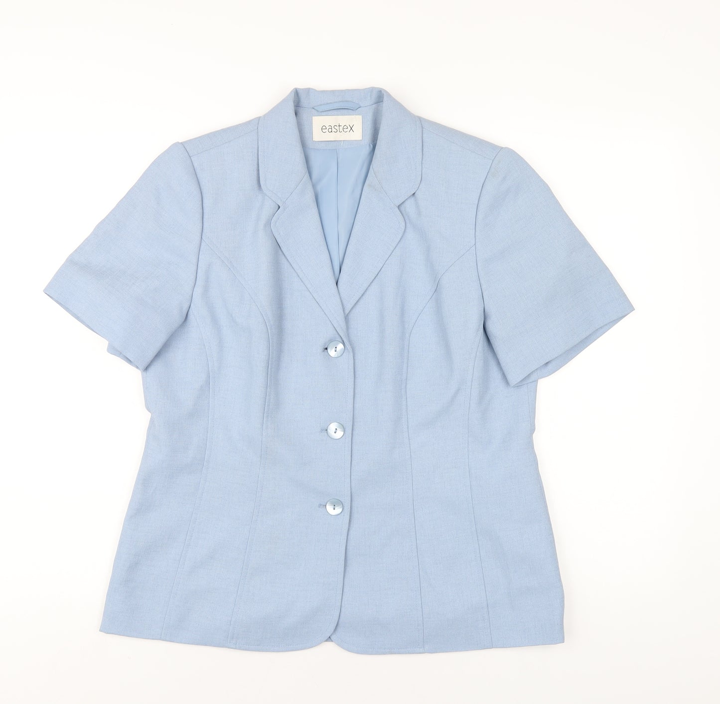 Eastex Womens Blue Jacket Size 12 Button