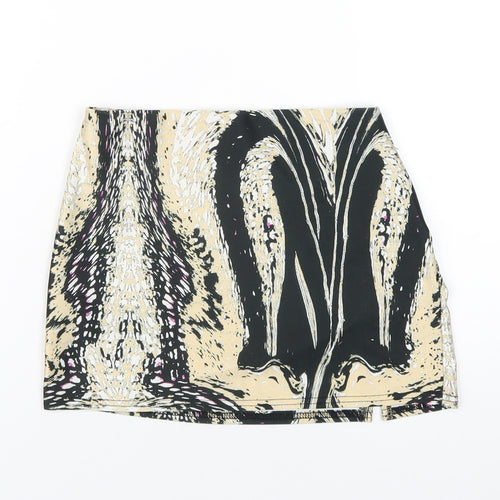Urban Outfitters Womens Multicoloured Geometric Polyester Mini Skirt Size XS