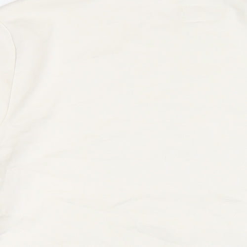Gap Womens Ivory Cotton Pullover Sweatshirt Size L Pullover