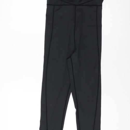 Nasty Gal Womens Black Polyester Catsuit One-Piece Size 10 Pullover