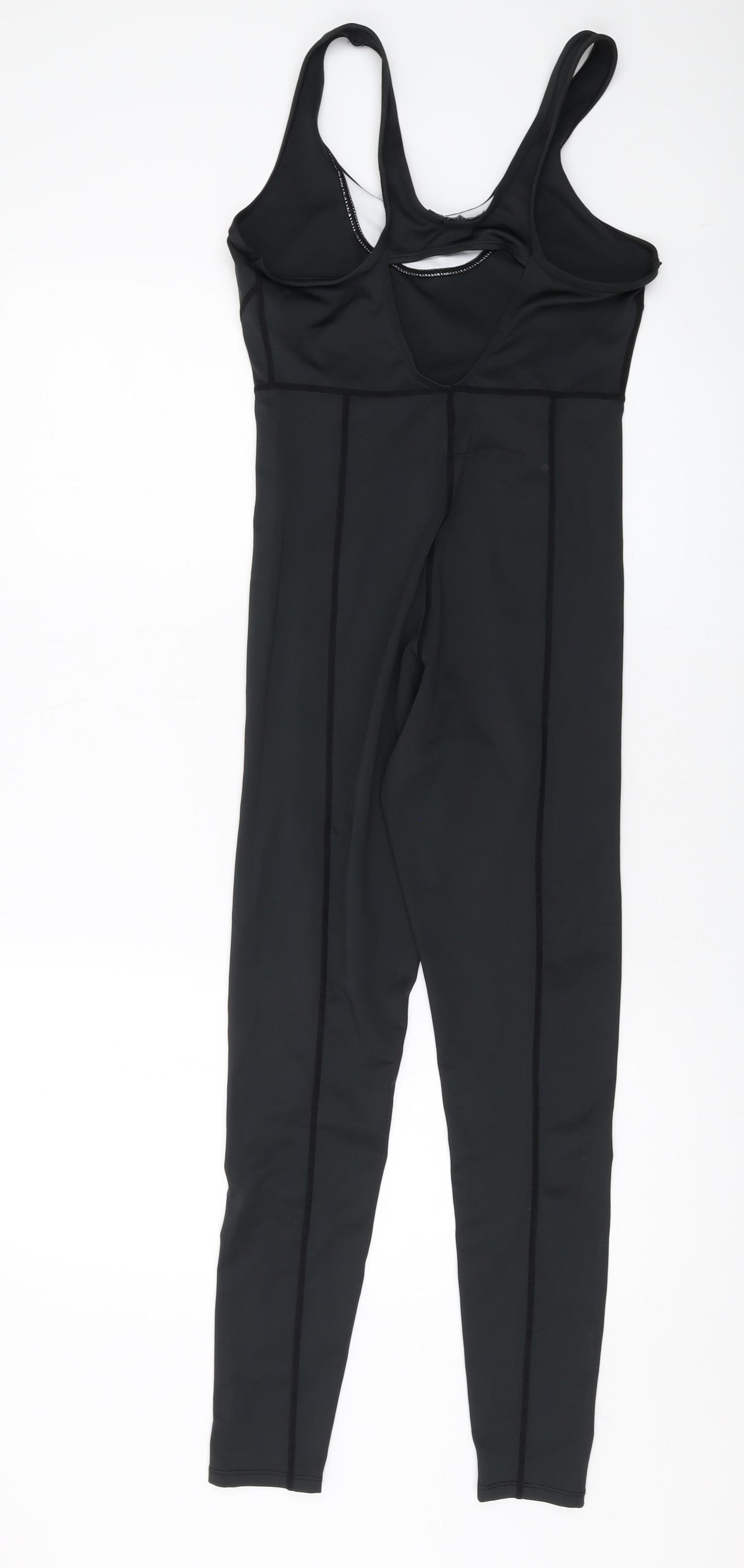 Nasty Gal Womens Black Polyester Catsuit One-Piece Size 10 Pullover