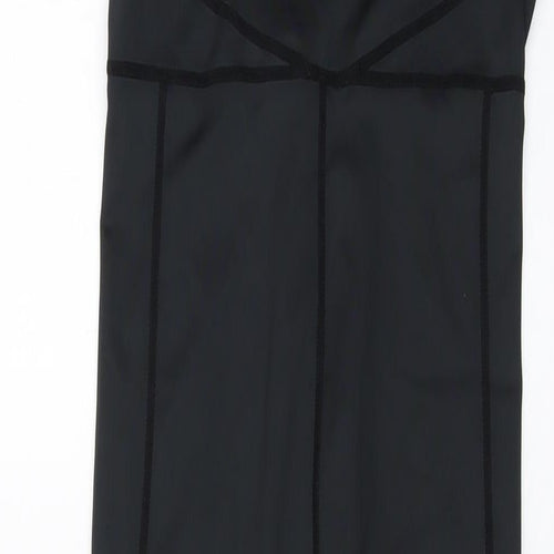 Nasty Gal Womens Black Polyester Catsuit One-Piece Size 10 Pullover