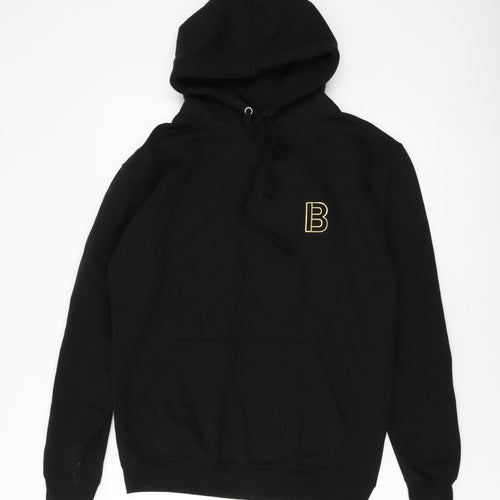 RTX Mens Black Cotton Pullover Hoodie Size S