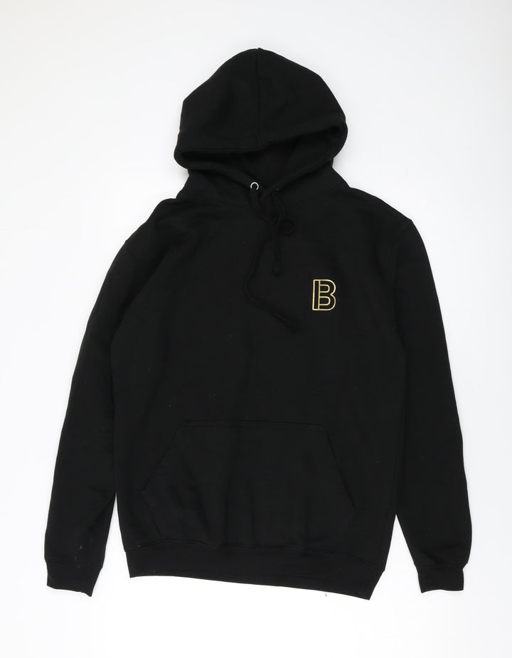 RTX Mens Black Cotton Pullover Hoodie Size S