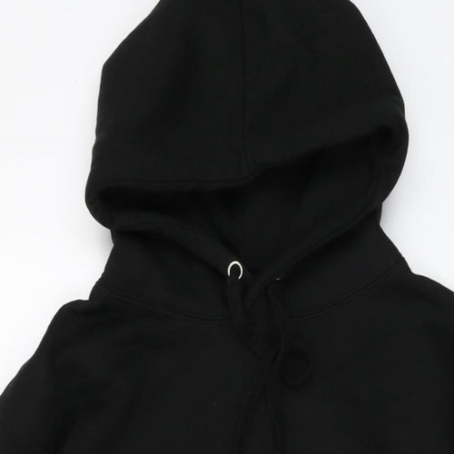 RTX Mens Black Cotton Pullover Hoodie Size S