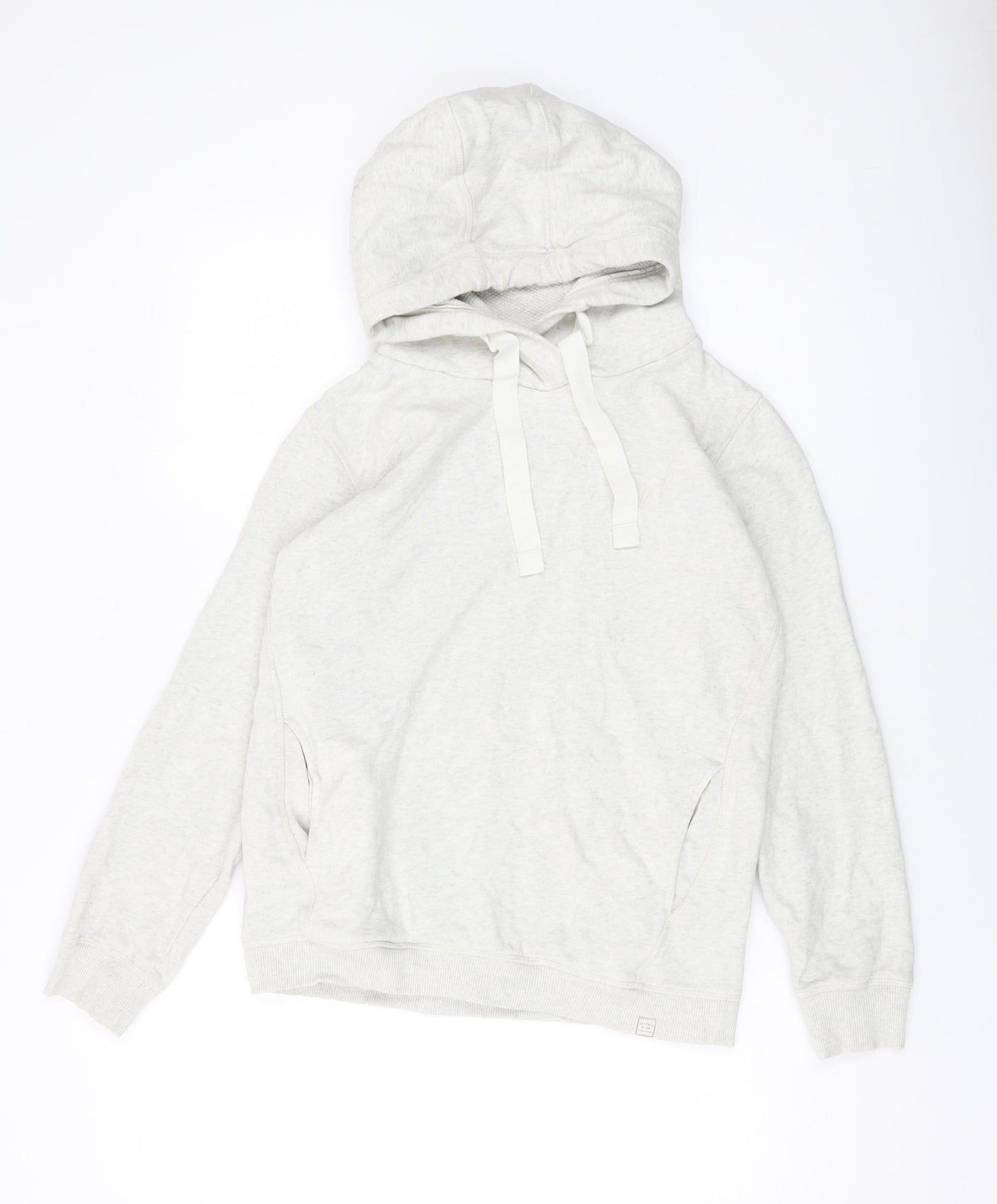 Fat Face Womens Grey Cotton Pullover Hoodie Size XS Pullover