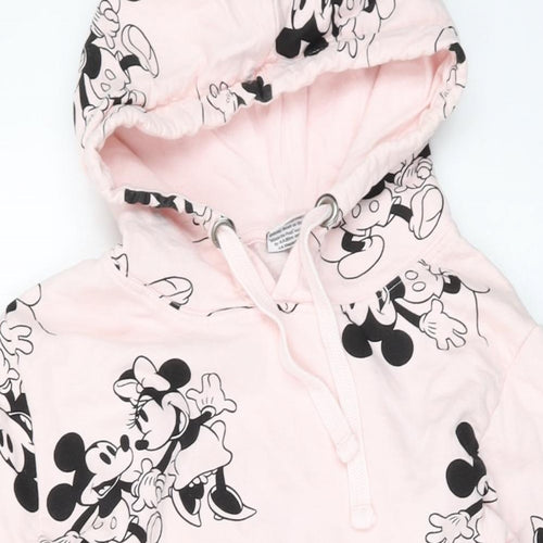 Disney Womens Gold Cotton Pullover Hoodie Size 12 Pullover - Mickey Mouse