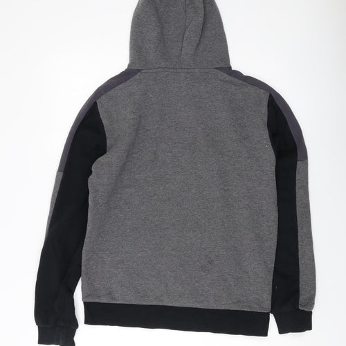 Closure Mens Grey Cotton Pullover Hoodie Size XS