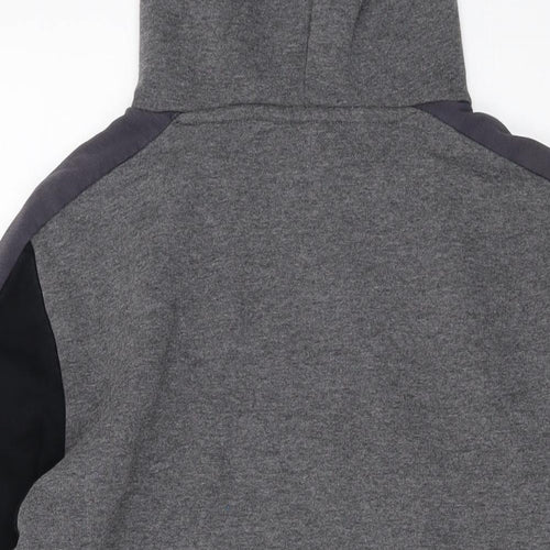 Closure Mens Grey Cotton Pullover Hoodie Size XS