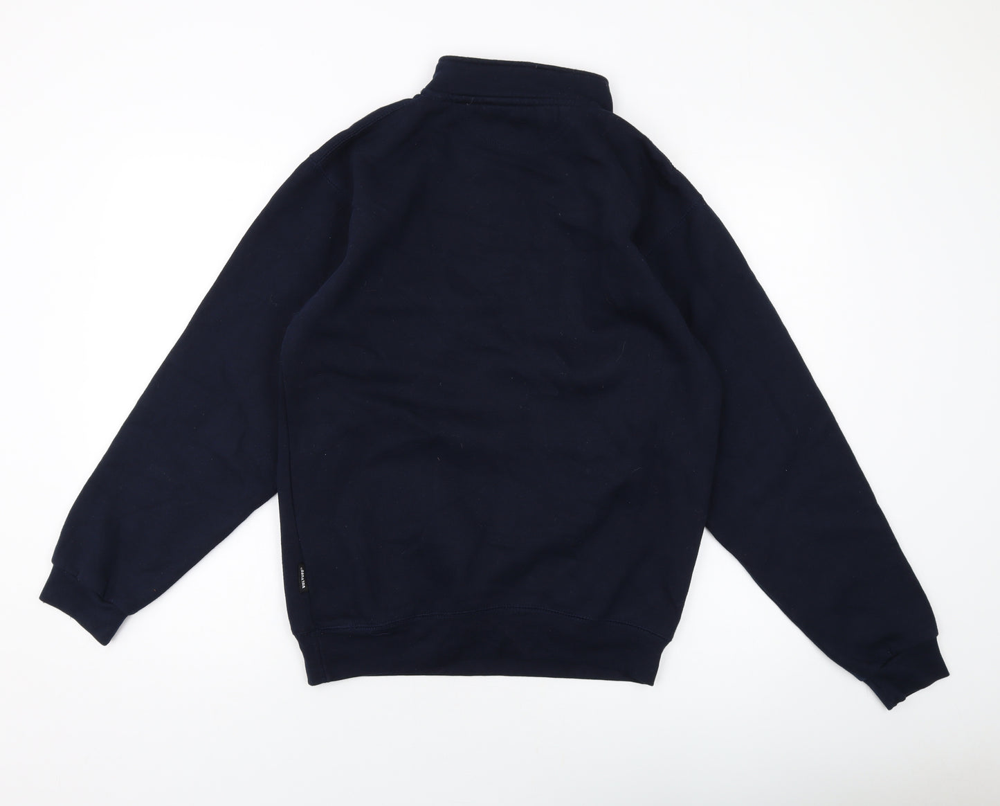 Veltuff Mens Blue Polyester Pullover Sweatshirt Size S