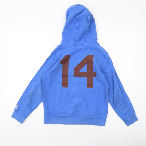 NEXT Boys Blue Cotton Pullover Hoodie Size 9 Years Pullover