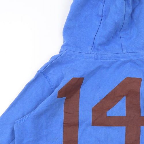 NEXT Boys Blue Cotton Pullover Hoodie Size 9 Years Pullover