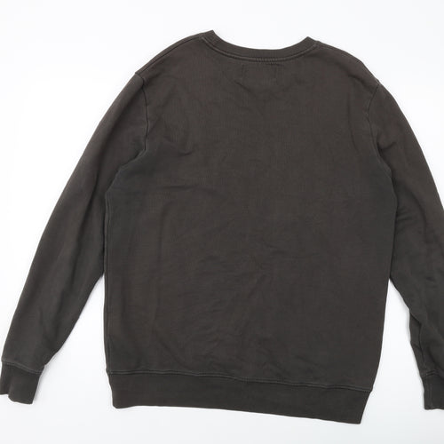 Calvin Klein Mens Grey Cotton Pullover Sweatshirt Size XL
