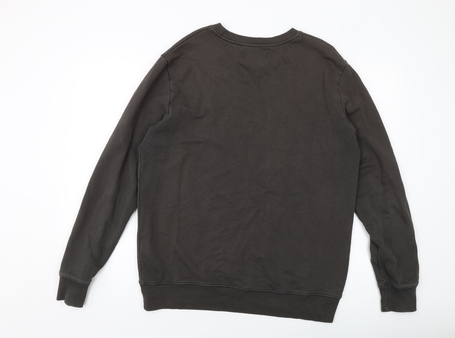 Calvin Klein Mens Grey Cotton Pullover Sweatshirt Size XL