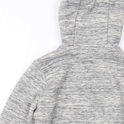 NEXT Boys Grey Polyester Full Zip Hoodie Size 10 Years Zip