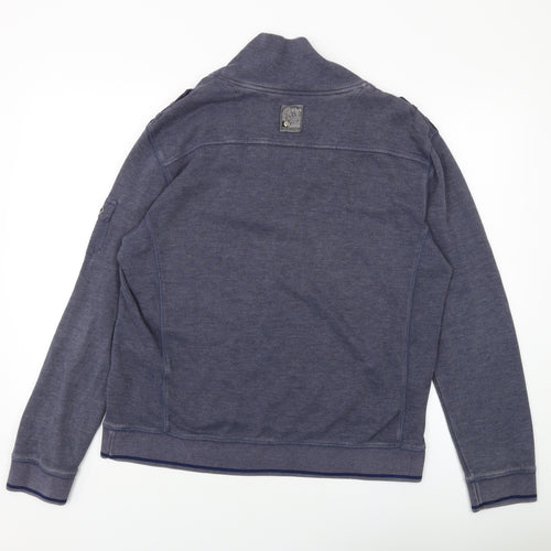 NEXT Mens Blue Cotton Pullover Sweatshirt Size XL