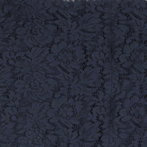 HEINE Womens Blue Polyester Basic Blouse Size 22 Boat Neck