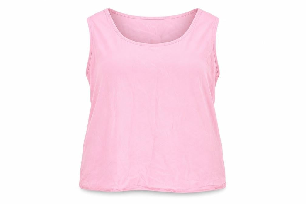 Berkertex Womens Pink Viscose Camisole Blouse Size 18 Round Neck