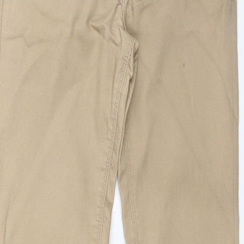 Denim & Co. Womens Brown Cotton Skinny Jeans Size 8 L29 in Regular Zip