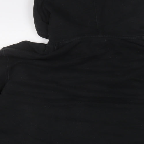 Levi's Mens Black Cotton Pullover Hoodie Size XL - Embroidered, Logo