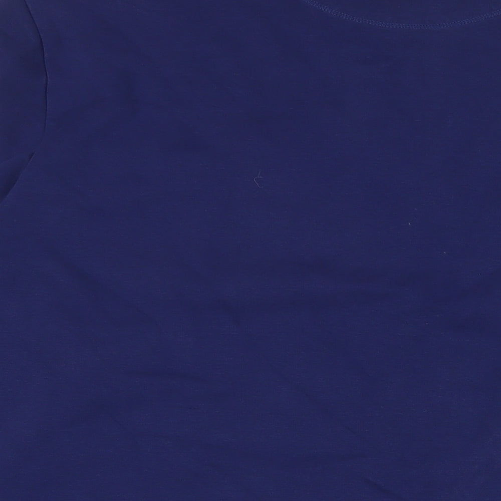 Boden Mens Blue Cotton T-Shirt Size 2XL Crew Neck