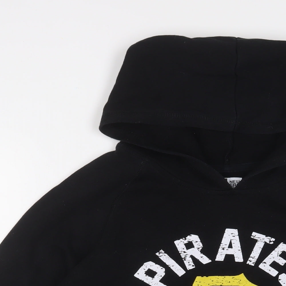 Pirates Baseball Boys Black Cotton Pullover Hoodie Size 16 Years Pullover