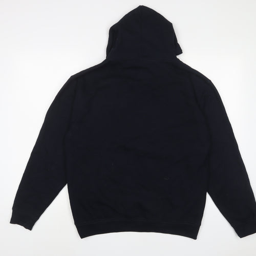 Boohoo Womens Black Cotton Pullover Hoodie Size S Pullover - New York