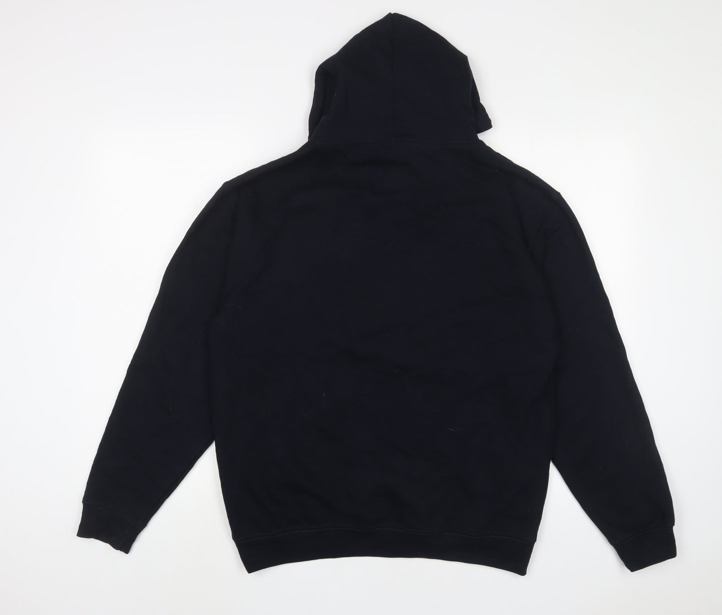 Boohoo Womens Black Cotton Pullover Hoodie Size S Pullover - New York