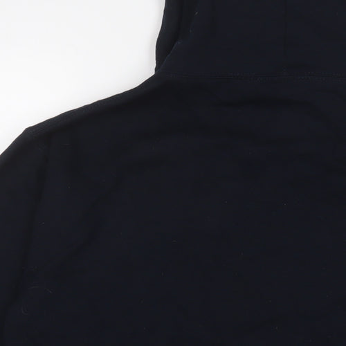 Boohoo Womens Black Cotton Pullover Hoodie Size S Pullover - New York