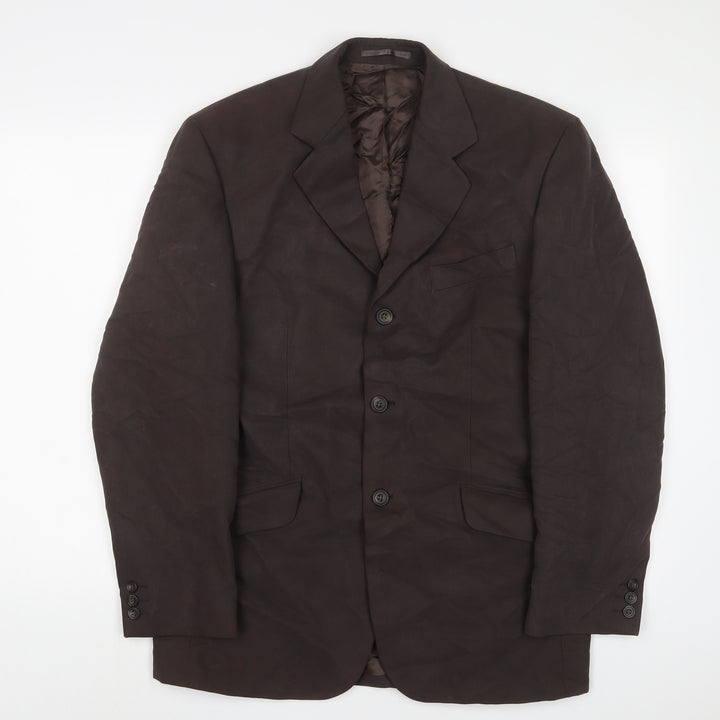Principles Mens Grey Modal Jacket Suit Jacket Size 38 Regular