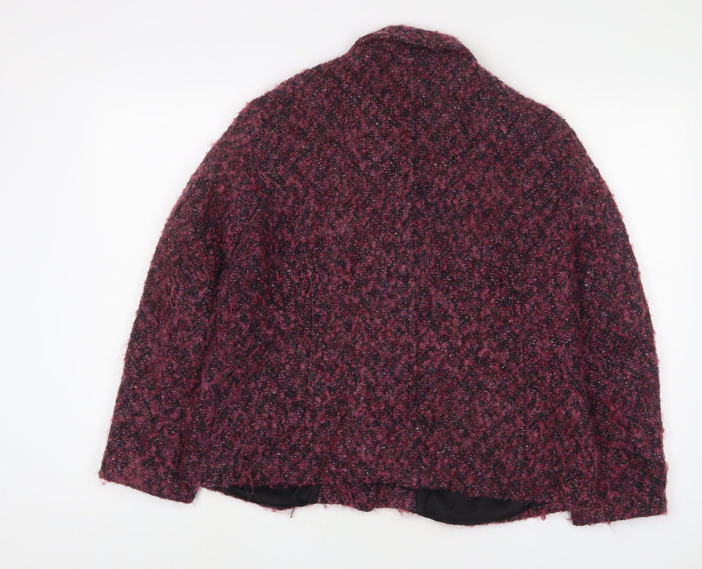 Peter James Womens Pink Jacket Size L Button
