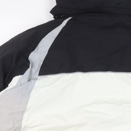 Trespass Mens White Rain Coat Coat Size M Zip - Zip Pockets