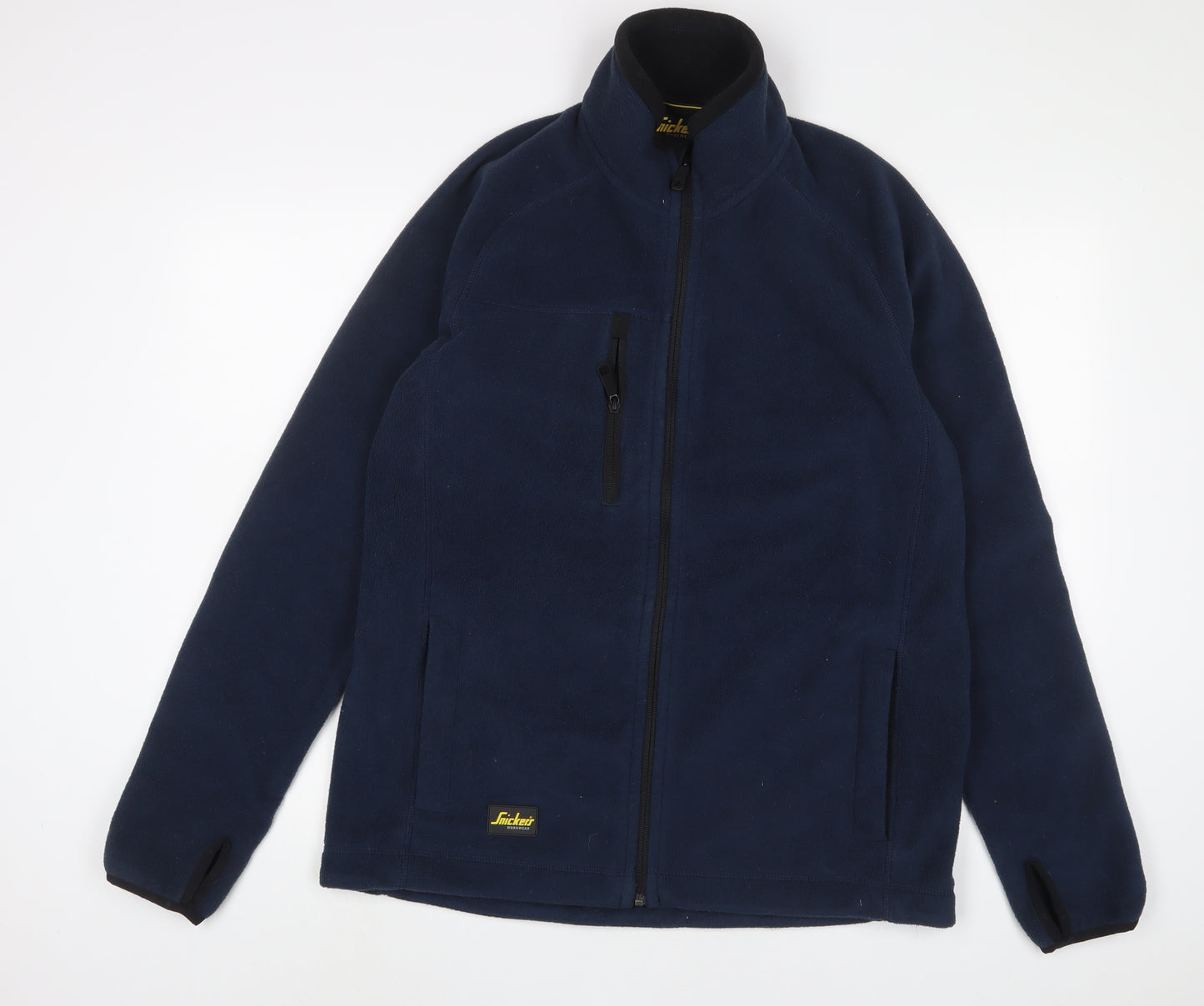 Snickers Mens Blue Jacket Size L Zip - Zip Pockets