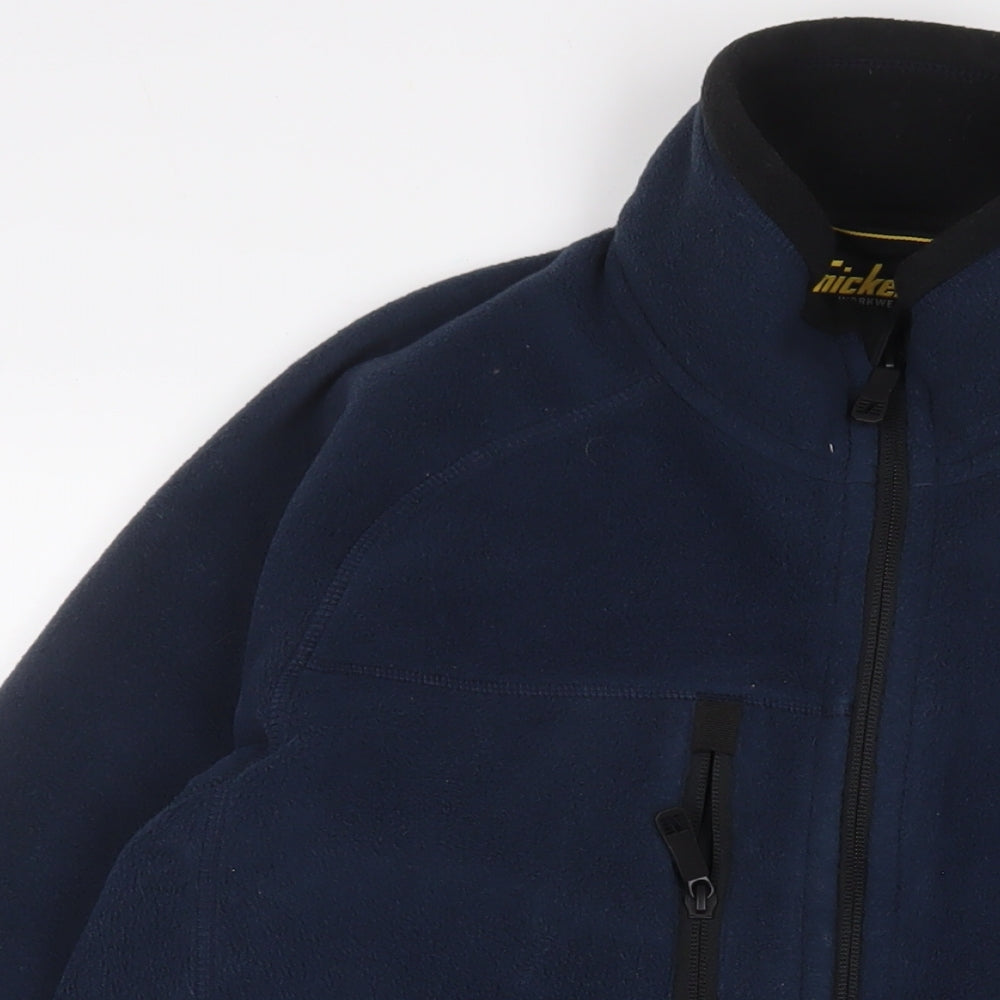 Snickers Mens Blue Jacket Size L Zip - Zip Pockets