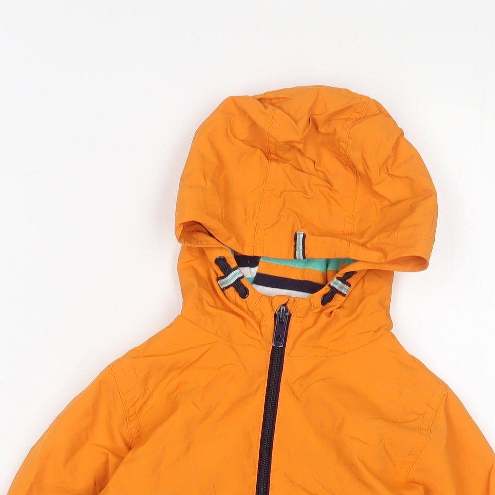 NEXT Boys Orange Jacket Size 2-3 Years Zip