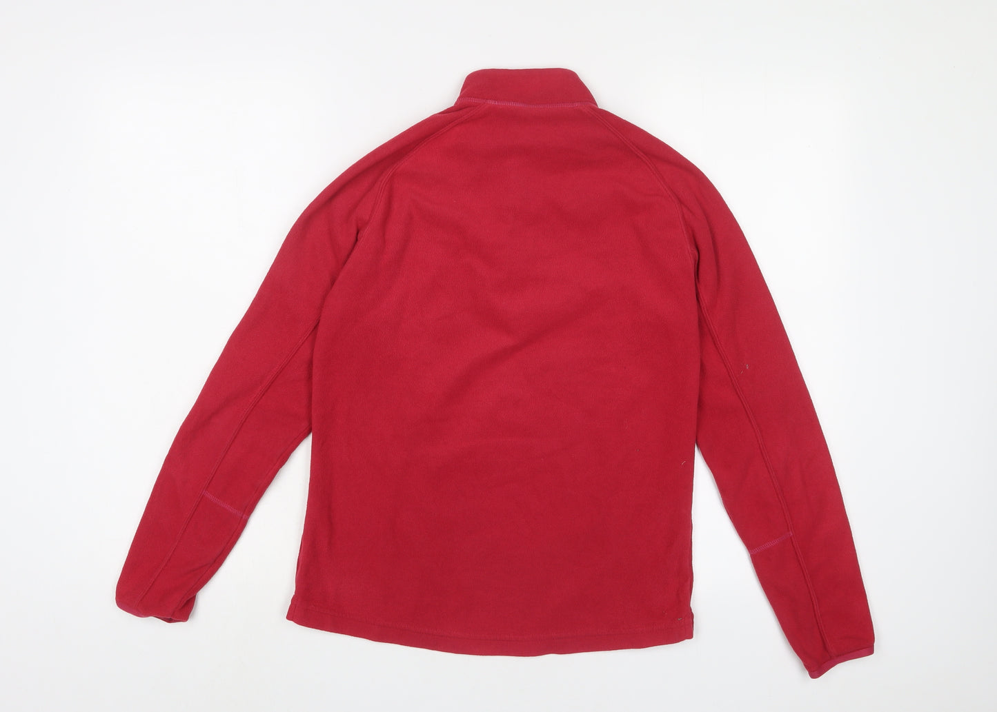 DECATHLON Womens Pink Polyester Pullover Sweatshirt Size S Zip