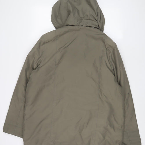 Bonmarché Womens Green Jacket Coat Size 20 Zip