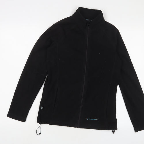 Mountain Life Womens Black Jacket Size 8 Zip - Logo, Embroidered