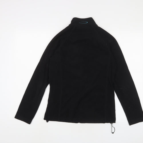 Mountain Life Womens Black Jacket Size 8 Zip - Logo, Embroidered
