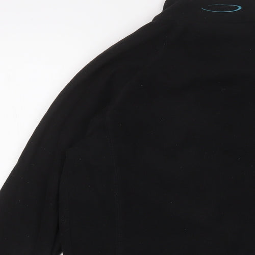 Mountain Life Womens Black Jacket Size 8 Zip - Logo, Embroidered