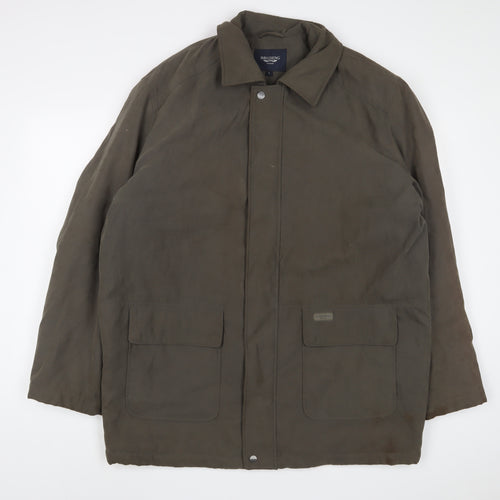Bosideng Mens Green Jacket Coat Size L Zip