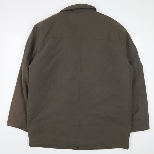 Bosideng Mens Green Jacket Coat Size L Zip