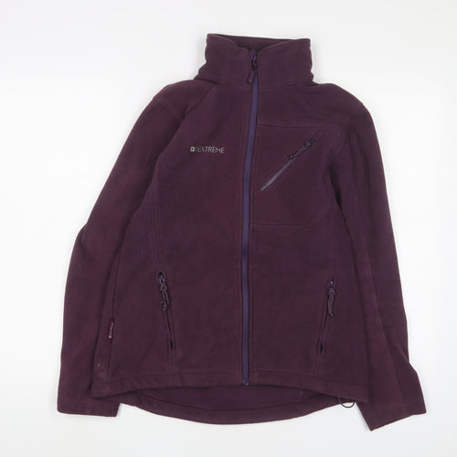 mountain ware' Womens Purple Jacket Size 10 Zip - Zip Pockets