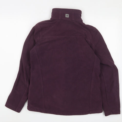 mountain ware' Womens Purple Jacket Size 10 Zip - Zip Pockets