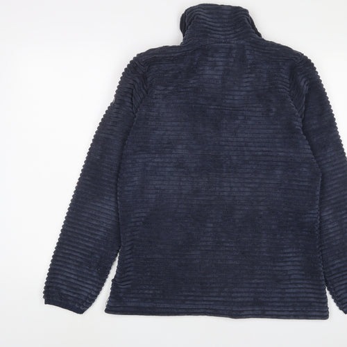 Regatta Womens Blue Jacket Size 14 Zip - Zip Pockets