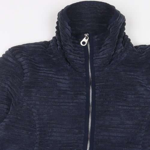 Regatta Womens Blue Jacket Size 14 Zip - Zip Pockets