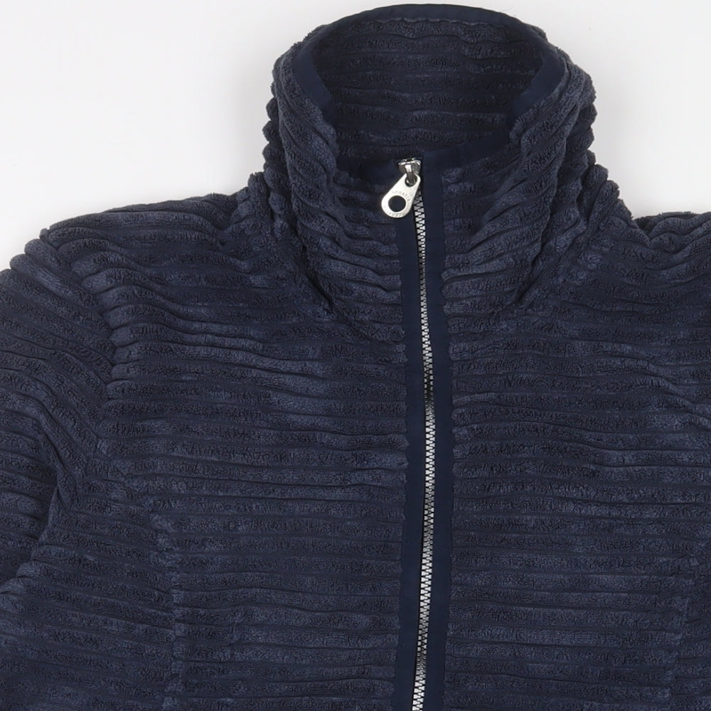 Regatta Womens Blue Jacket Size 14 Zip - Zip Pockets